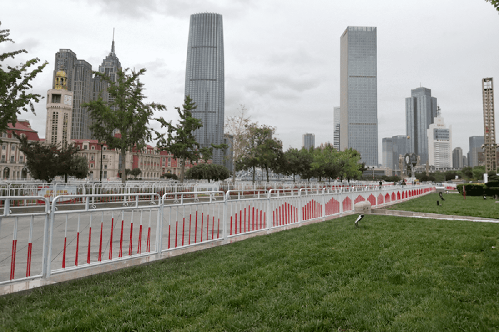 祖國70周年大慶系列活動(dòng)現(xiàn)場(chǎng)（天津解放橋）